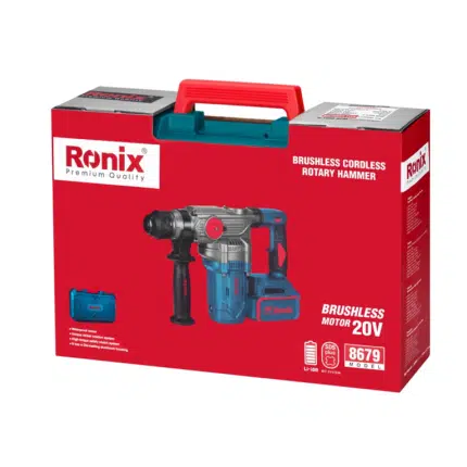 უსადენო უნახშირო პერფორატორი Ronix-8679 20V 3.5J