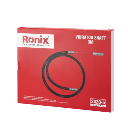 ბეტონის ვიბრატორის შლანგი Ronix-2420-2, 1500x35მმ