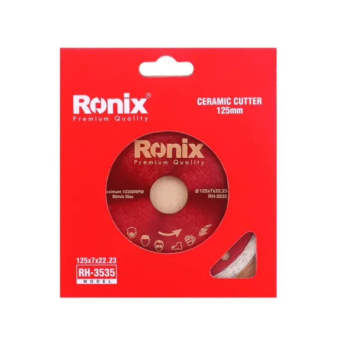 კერამიკული ფილის საჭრელი დისკი Ronix RH-3535, 125x22.2x7 მმ - Image 2