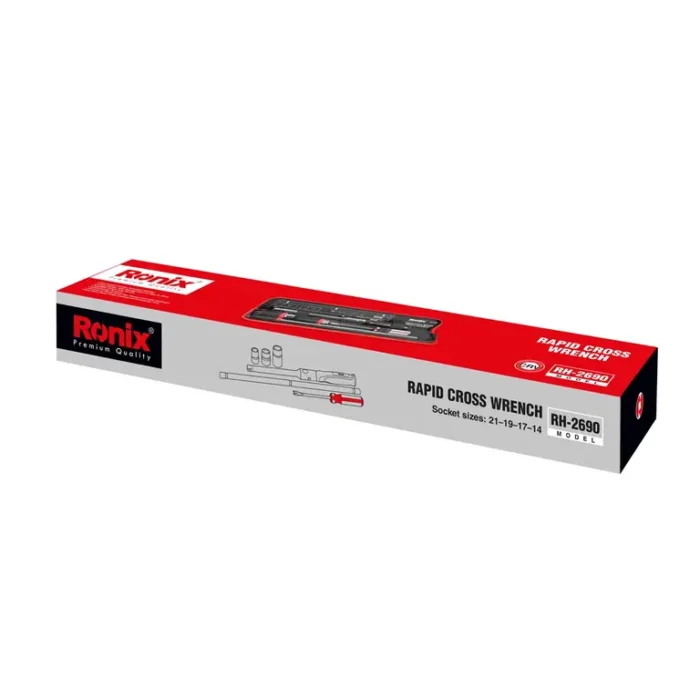 ჯვარედინი ქანჩის გასაღების ნაკრები Ronix RH-2690 - Image 3