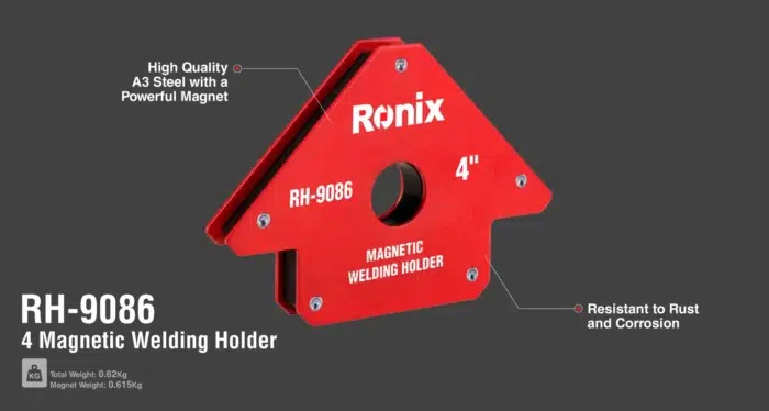 მაგნიტური შედუღების დამჭერი Ronix RH-9086 4 ინჩი - Image 2