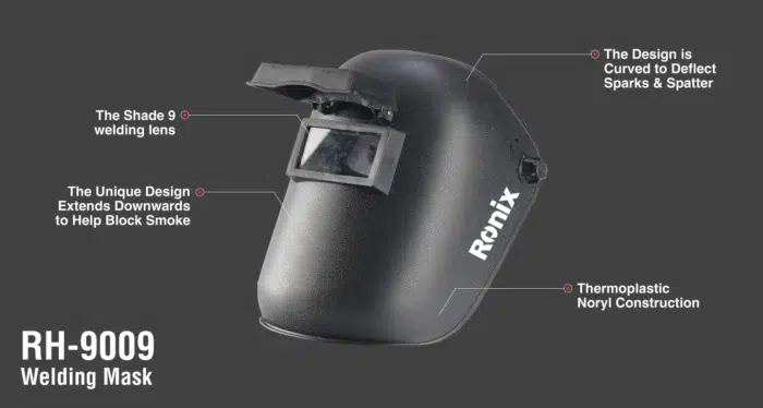 შემდუღებლის ჩაფხუტი Ronix RH-9009 - Image 2