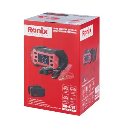 მანქანის დამქოქი კომპრესორით Ronix RH-4767 20000Mah