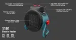 ელექტრო გამათბობელი Ronix-1191, 3000w - Image 2