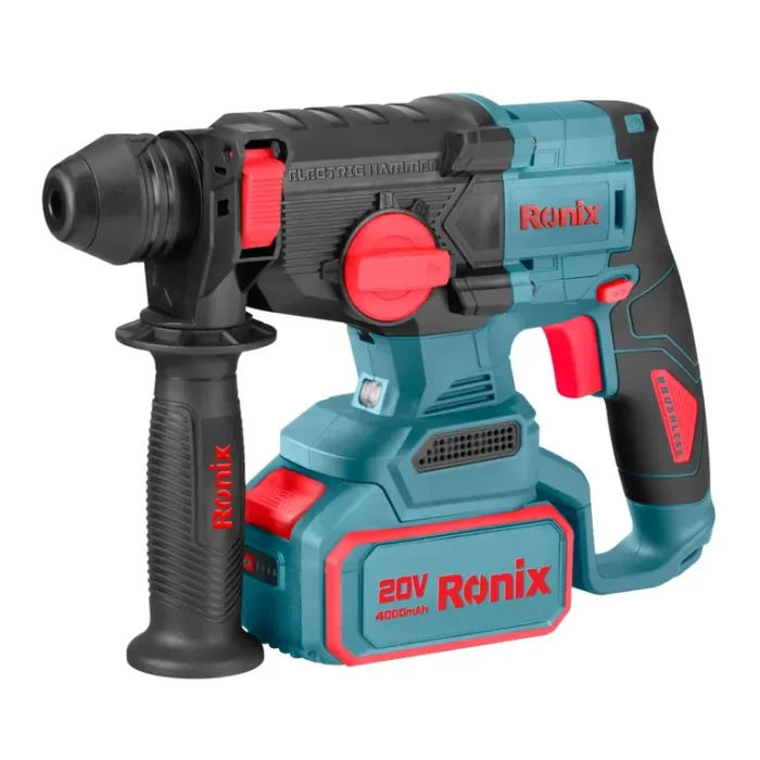 უსადენო უნახშირო პერფორატორი Ronix-8678 20V 2.5J - Image 2