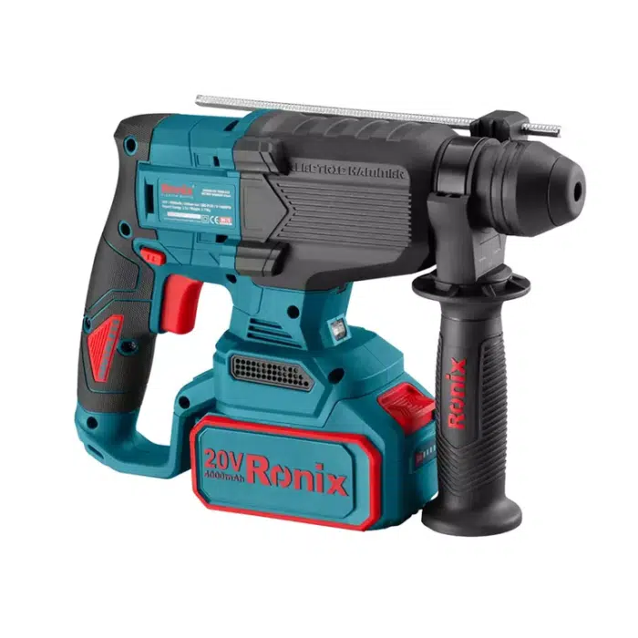 უსადენო უნახშირო პერფორატორი Ronix-8678 20V 2.5J - Image 10