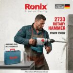 ელექტრო პერფორატორი Ronix-2733 32mm, 6J, 1500w SDS-PLUS - Image 4