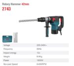 ელექტრო პერფორატორი Ronix-2743 12J, 1600w SDS-MAX - Image 2