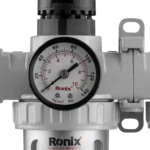 ორმაგი ჰაერის ფილტრი, რეგულატორი Ronix RH-6902, 10 ბარი - Image 4