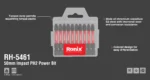 50 მმ PH2 დარტყმითი ბიტების ნაკრები Ronix RH-5461, 10ც - Image 2